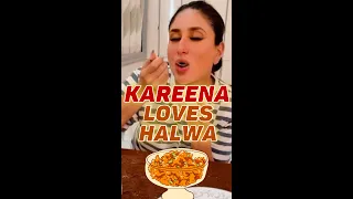 Actress Kareena Kapoor's Favorite Dessert Halwa 😃 #shorts #desifood #bollywood