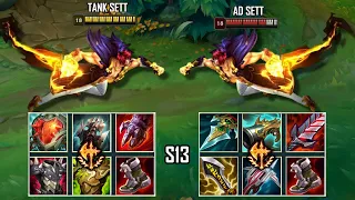 TANK SETT vs AD SETT FULL BUILD FIGHTS & Best Moments!