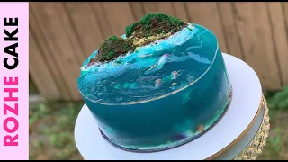 Best Island Cake Tutorial / JELLY CAKE