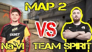 [RU] NAVI vs Team Spirit | StarLadder CIS RMR | Map 2 Overpass