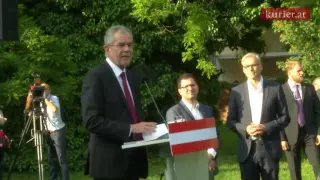 Die erste Rede des neuen Bundespräsidenten Van der Bellen in voller Länge