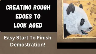 Creating Rough Edges On Your Artwork To Look Aged