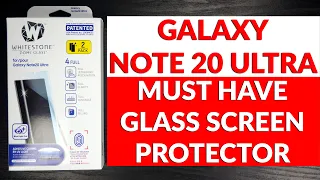 Galaxy Note 20 Ultra Must Have Glass Screen Protector Whitestone Dome Glass