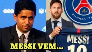 DONO DO PSG CONFIRMA MESSI NO CLUBE 😯