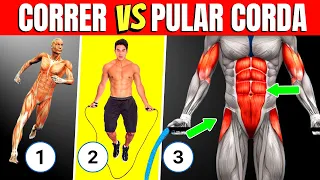 PULAR CORDA OU CORRIDA ? QUAL É O MELHOR para PERDER BARRIGA RÁPIDO ? | CORPO HIPERTROFIADO