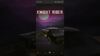 Mint #1983 #knightrider Talking #Kitt #NFT from #Veve #ecomi and Drivable in #augmentedreality #AR