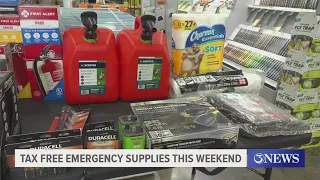 Tax free weekend a good time to stock up on emergency supplies
