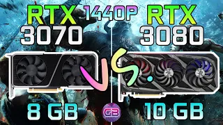 RTX 3070 vs RTX 3080 | 1440p | Test in 12 Games