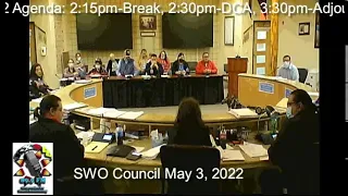 SWO COUNCIL 5/3/2022: May Council Meeting Day 1