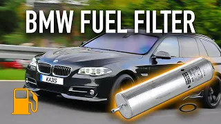 BMW F11 Diesel Fuel Filter Replacement (How to)