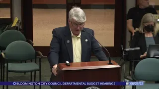 Bloomington City Budget Hearings, August 29, 2022