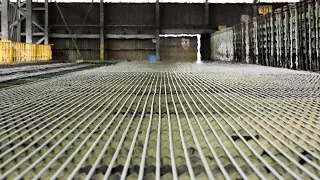 Amazing Process of Making Rebar with Scrap Metal. Steel Factory in Korea