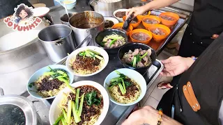Ready in 5minutes! Chinese Restaurant Satisfy the Hungry Workers! #牛肉丸面 - Malaysia Street Food