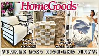 NEW HOMEGOODS SUMMER 2024 | HIGH END HOME DECOR FINDS | DESIGNER DUPES | SHOPPING VLOG