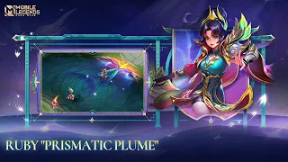 Skin Collector Baharu | Ruby "Prismatic Plume" | Mobile Legends: Bang Bang