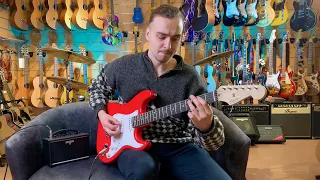 Fender Squier MM Strat HT Red || Metallica - Enter Sandman (Short Demo)