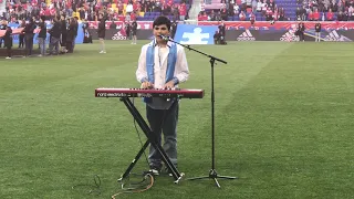 ETHAN W performs National Anthem at Red Bull Arena 4/27/19