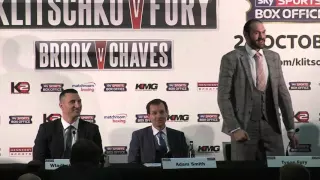 Tyson Fury tells Wladimir Klitschko: 'You've never fought a Gypsy king before'