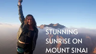 CLIMBING MOUNT SINAI/ STUNNING SUNRISE AT THE  SUMMIT | St. Catherine, Egypt سائح يتسلق جبل سيناء