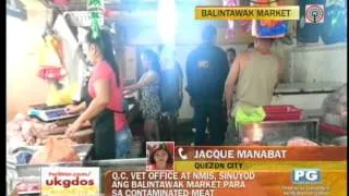 Bad meat seized in Balintawak market