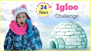 24 Hours IGLOO Challenge | #Fun #Europe #DIML #Vlog #MyMissAnand