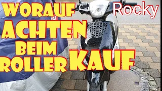 Gebrauchten Roller Kaufen Tipps / was beachten beim Roller Kauf / worauf achten