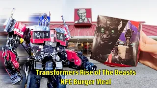 Transformers Rise of the Beasts KFC Zinger Burger Meal
