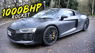 THIS INSANE *TWIN TURBO 1000BHP* AUDI R8 MOVES AT WARP SPEED!!