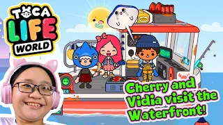 Toca Life World - Cherry and Vidia goes to the WATERFRONT!!!