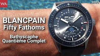 BLANCPAIN Fifty Fathoms Bathyscaphe Quantième Complet. Grade 23 titanium case.