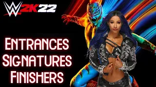 WWE 2K22 Entrances/Signatures/Finishers: Sasha Banks