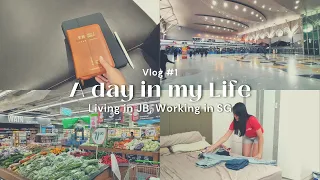 Living in Malaysia, Working in Singapore, Travel Everyday | A day in my life (Sat) | Silent Vlog #1