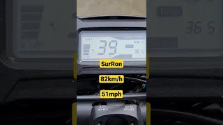 SurRon 82km/h unlock  (51mph)