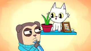 Why cats do that?  Daily dose of cat cuteness... and some magic 😹 (Animation Meme)