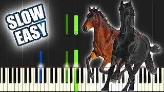 Old Town Road - Lil Nas X | SLOW EASY PIANO TUTORIAL by Betacustic