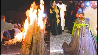 See Life Yoruba Magic As Masquerade Was On Fire, Ronke Oshodi,Ogogo & Watch In Fear