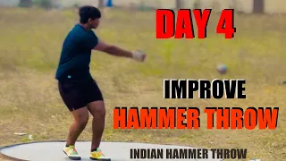 DAY 4 improve hammer throw❤️||indian hammer throw||#indianhammerthrower#viral#hammerthrow#subscribe