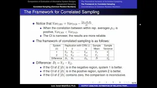 Simulation Modeling 97 Correlated Sampling (Common Random Numbers)