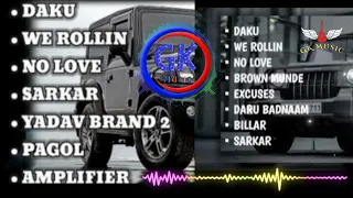 Non Stop Gangster songs | #daku #werollin #nolove #brownmunde #excuse #shubh #viral #lofisongs