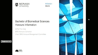 Biomedical Science Honours in 2020