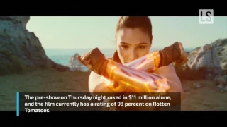 'Wonder Woman' breaks box office record in its opening weekend