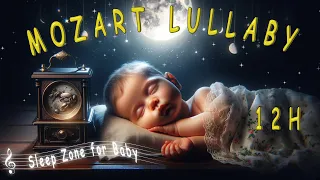 MOZART LULLABY for Baby | 12 HOURS Sweet Dreams Music Box