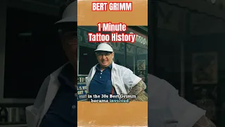 📖 The Story of Tattoo Legend Bert Grimm! ⏱️ 1 Minute Tattoo History 🧠 #tattoo #history