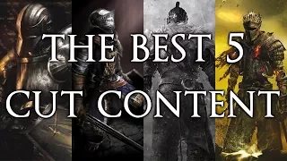 TOP 5 Cut / Unused Content in All Souls Games!