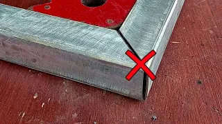 not many people know, the secret of the 90 degree square tube connection will help your work