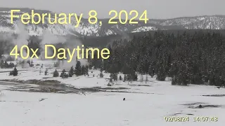 February 8, 2024 Upper Geyser Basin Daytime Streaming Camera Archive