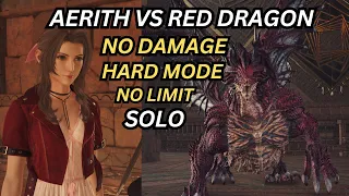 FFVII Rebirth Aerith Solo Vs Red Dragon (No Damage, Hard Mode, No Limit)