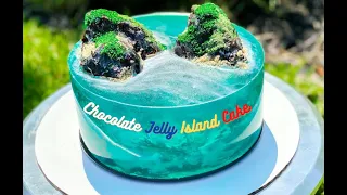 Chocolate Jelly Island Cake 😋   Desserts to Try at Home!😋  🎂😍
