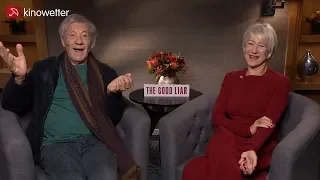 Ian McKellen & Helen Mirren THE GOOD LIAR Interview