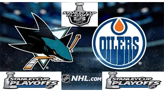 NHL 17 - SAN JOSE SHARKS VS EDMONTON OILERS GAMEPLAY - WESTERN CONFERENCE 1ST ROUND PLAYOFFS GAME 1